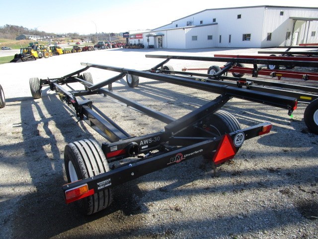 2023 Unverferth AWS-30 -IF320/65R15 W/2-WHL BRAKES (BLACK) Header Trailer For Sale