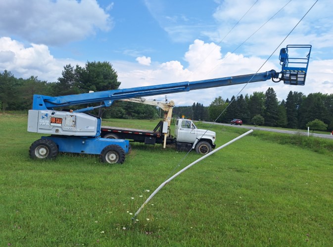 1996 Genie S60 Boom Lift-Telescopic For Sale 1996 Genie S60 Boom Lift-Telescopic For Sale